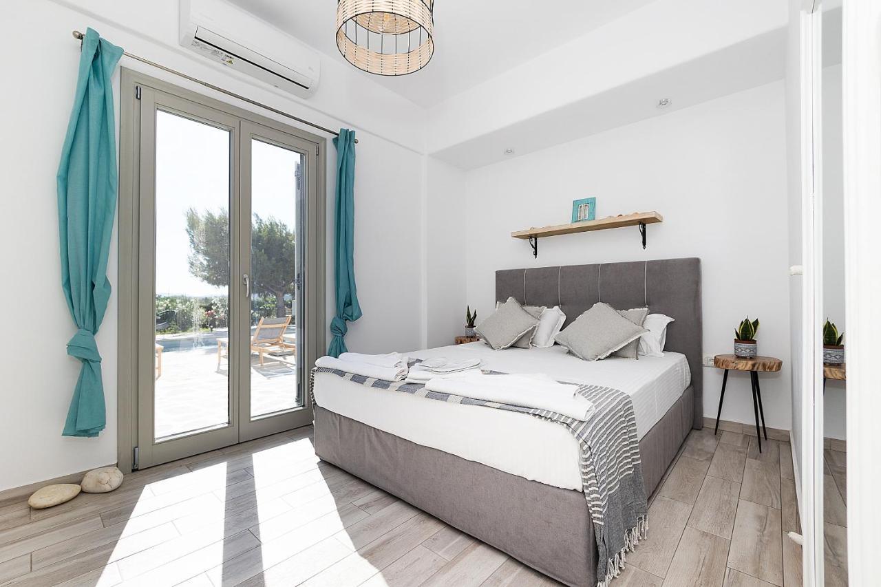 White Pearl Villa Naxos With Private Swimming Pool Naxos City Exterior foto